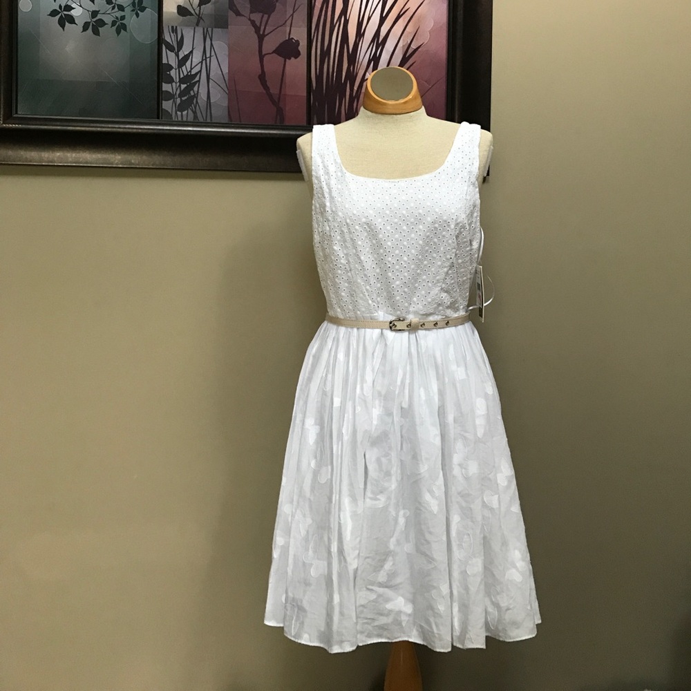 Eyelet Sundress // White